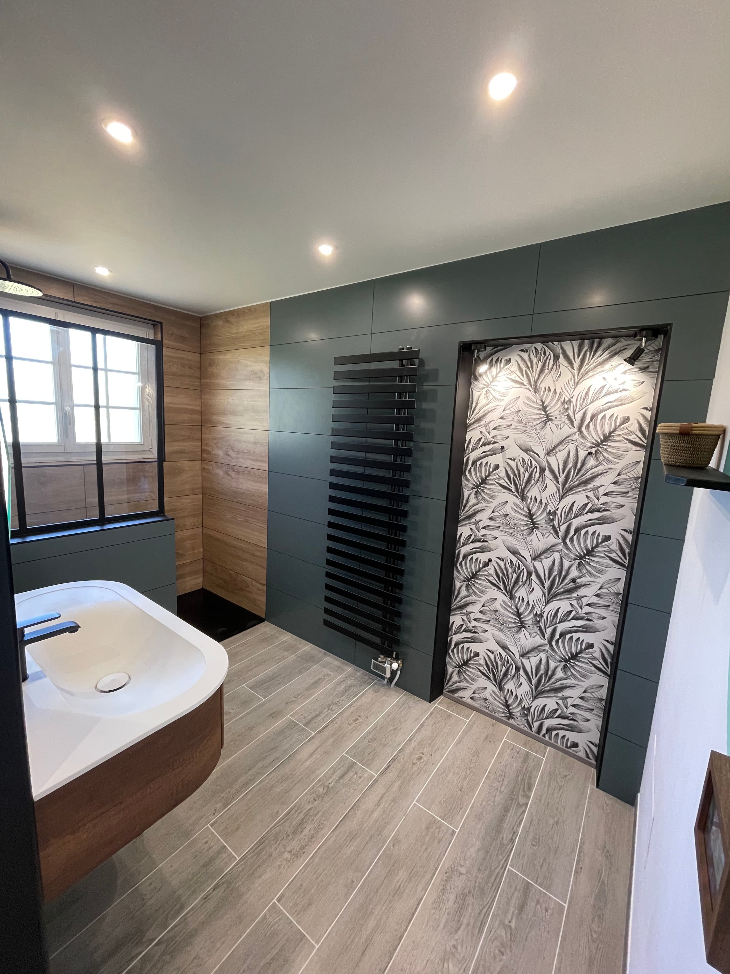 Après travaux - Rénovation complète de salle de bain moderne à Combres à Combres - photo 1